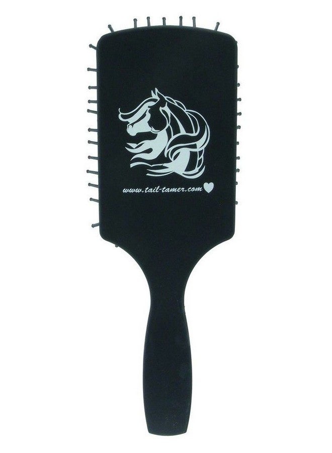 Tail Tamer Long Tooth Grooming Brush - Black - Image 1